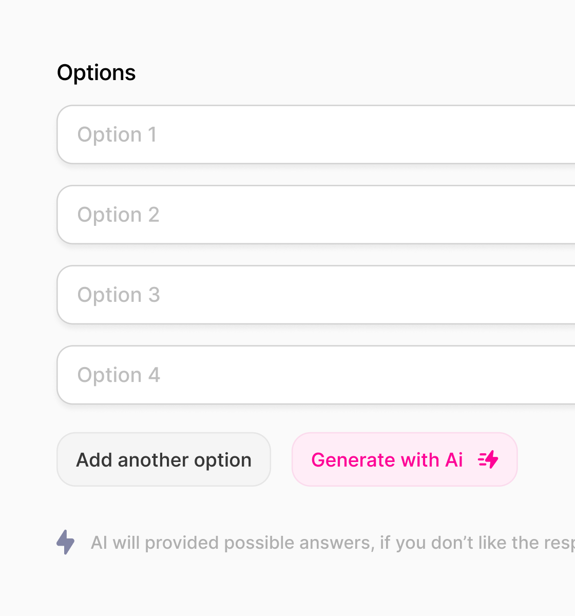 Get relevant questions and answer choices